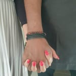 Beaded Leather Bracelet view 1