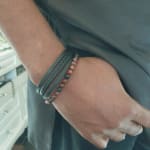 Beaded Leather Bracelet view 3