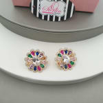 Multi-Colour Bloom Earrings view 3