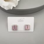 Square Stone Stud view 2