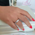 Stone Band Ring view 2