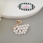 Swan Pearl Brooch view 3