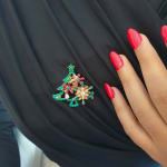 Yuletide Brooch view 2