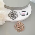 Stone Flower Brooch view 1