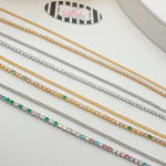 Stone Layered Anklets view 1
