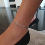 Stone Layered Anklets view 5
