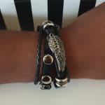 Black Wrap Bracelet view 2
