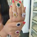 Elegant Symphony Rings view 1