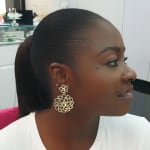 Petal Cluster Earring view 4