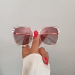 Crystal Frame Sunglasses view 2