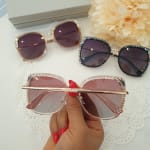 Crystal Frame Sunglasses view 3