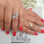 Jagged Wrap Ring view 1