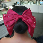 Stoned Bow Hair Clip view 5
