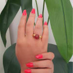 Gold Emerald Ring view 2