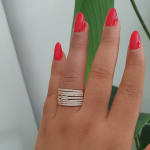 Gold Hive Layer Ring view 1