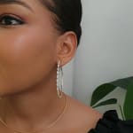 Wide Loop Earring view 1