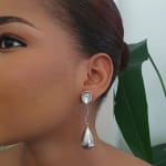 Stone Dang Earring view 3
