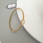 Cream Petal Bangle view 4