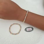 3Tone Elasticated Bracelet view 1