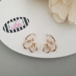 Stone Spiral Earring view 1