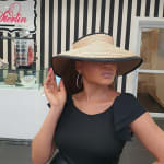 Wide Brim Bow Hat view 2