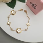 Gold Petal Bracelet view 1