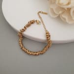 Gold Circle Bracelet view 1