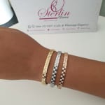 Crystal Brick Bangle view 4