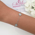 Stainless Steel Flora Bracelet view 3