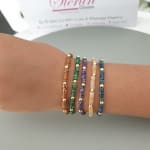 Stoned Elasticated Bead Bracelet view 1
