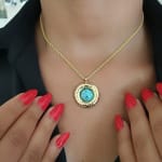 Torq Gold Necklace view 1