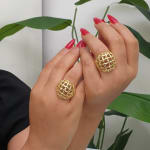 Golden Weave Ring view 1