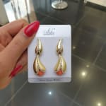 Tulip Coral Earring view 1