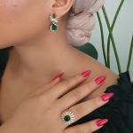 Crystal Curl Earrings view 4