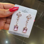 Cube Drop Flora Earrings view 14