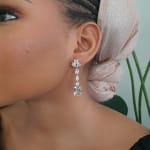 Cube Drop Flora Earrings view 11