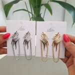 Dangle Chain Earrings view 2