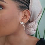 Drop Bow Earring view 2