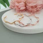 3Tone Wave Bangle view 2