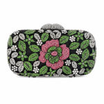 Greenpink Crystal Clutch view 2