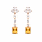 Cube Drop Flora Earrings view 16