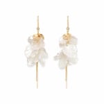 Gold Dangle Earrings view 3
