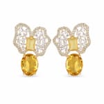 Winged Stone Earrings view 5