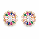Multi-Colour Bloom Earrings view 5