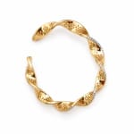 Gold Twist Cuff view 2