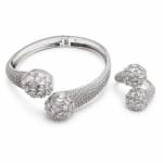 Prong Tip Bangle and Ring Set view 8