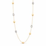 Silver Gold Mix Harmony Necklace view 6