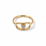 Gold Stone Ring view 3