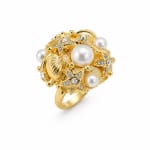 Gold Mushroom Ring view 4