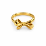 Gold Bow Ring view 2